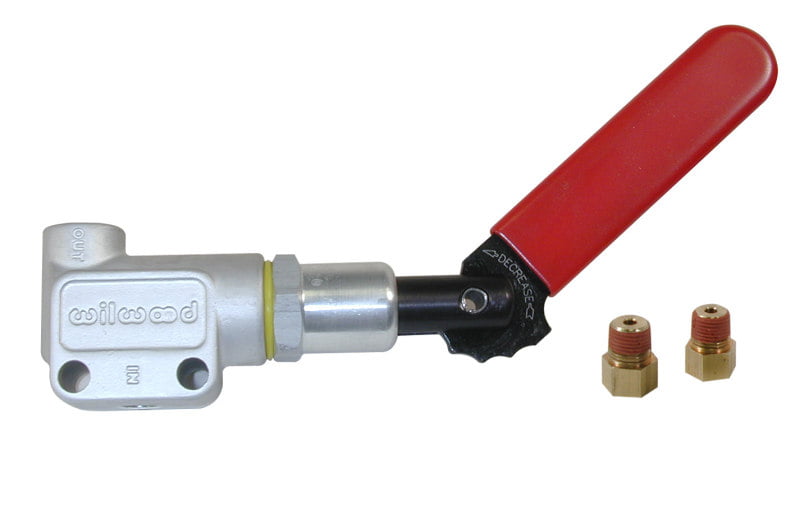 Wilwood Lever Control Brake Bias Proportioning Adjuster Valve - 1/8 NPT Ports