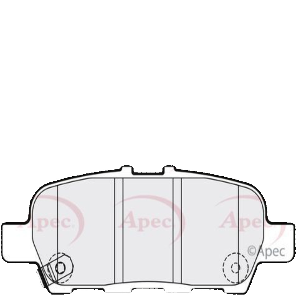 Brake Pad Set For Disc Brake Rear Fits Infiniti Nissan Suzuki APEC PAD2165