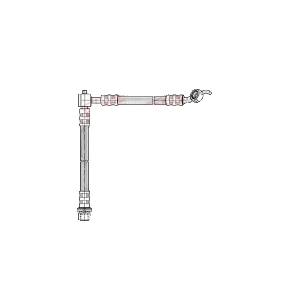 Rear Right QUICK BRAKE 50.833 Brake Hose for TOYOTA