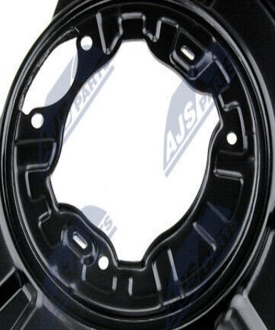 Brake disc cover Rear Axle Right Zinc-coated HTO-ME-008 NTY for MERCEDES-BENZ SL - Image 2