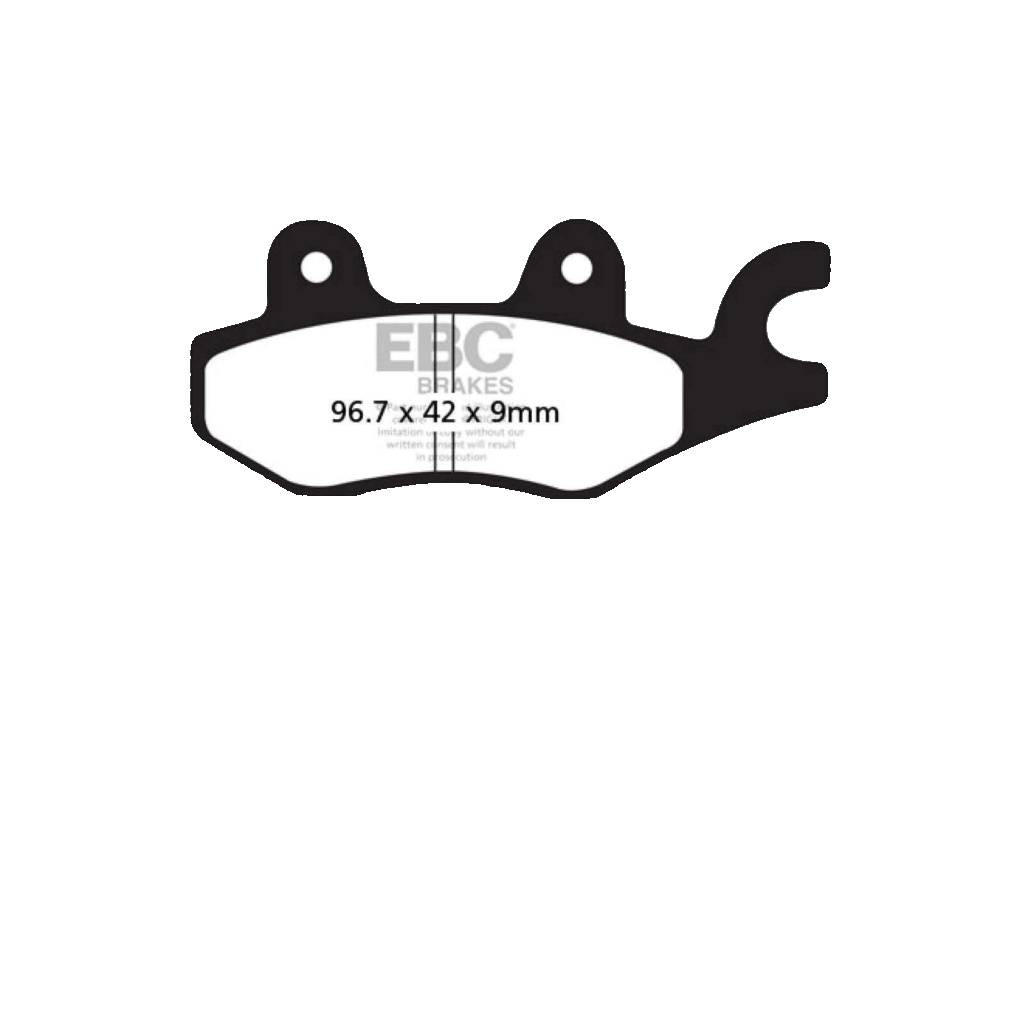 EBC FA197HH Sintered Brake Pads for Lexmoto FMX 125 WY125T-108 15-16 - Image 5