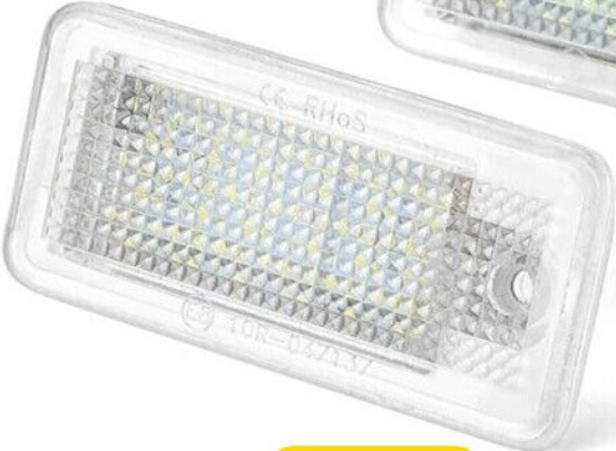 For Audi LED Licence Number Plate Light No Error A3 8P RS3 A4 S4 A6 S6 4F A8 Q7