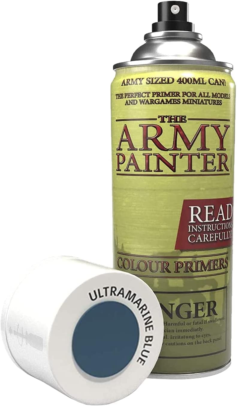 Ultramarine Blue Colour Primer Spray Army Painter Aerosol New in Box AP-CP3022