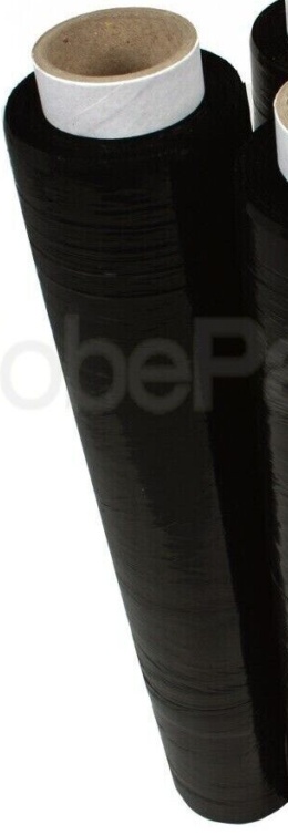 24 Rolls Black Pallet Stretch Wrap 500mm x 25mu Heavy Duty Rolls