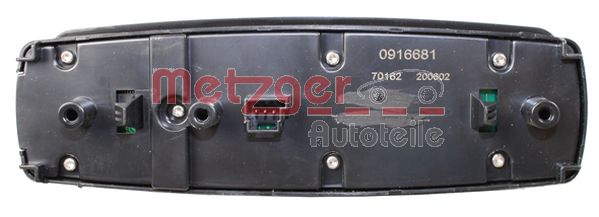 Original METZGER Window Lifter Switch 0916681 for Mercedes-Benz