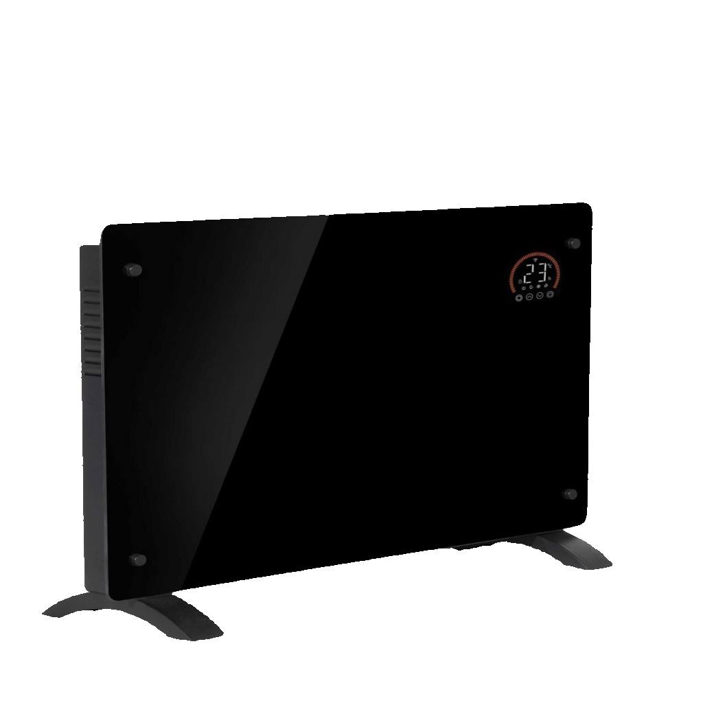 Electric Glass Panel Heater 1500W Wi-Fi Enabled Black - Baridi DH137