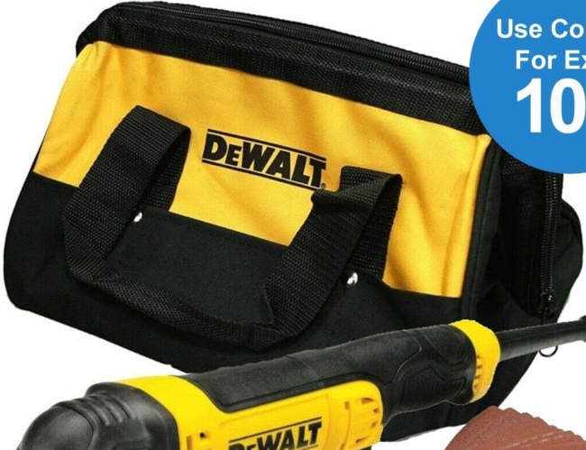 Dewalt DWE315 240v Corded Oscillating Multi Tool + Tool Bag +29PC Accessory Set