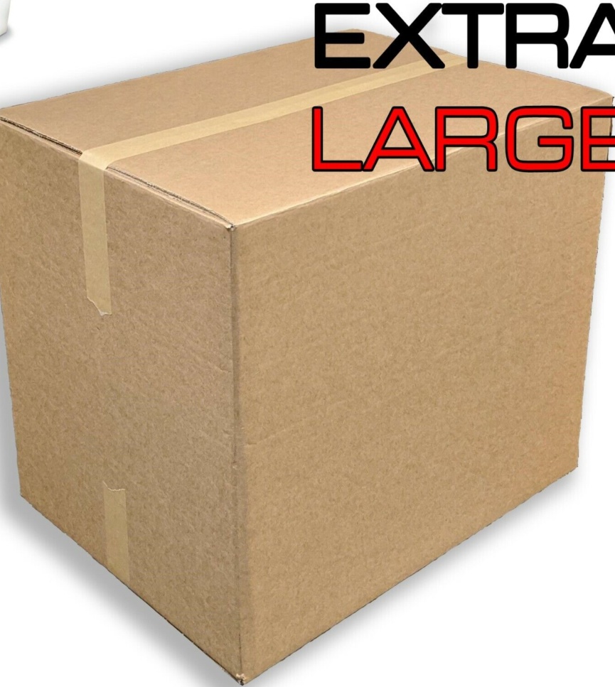 10x Extra Large (XXL) Cardboard Boxes - Strong Double Wall Removal Moving Boxes