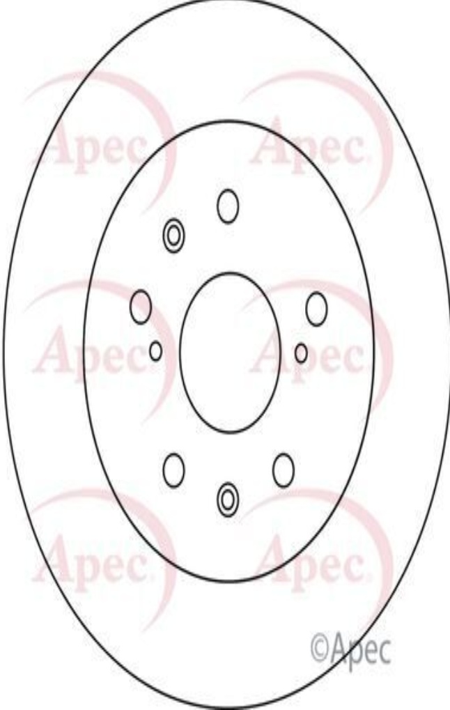 Apec Brake Disc Rear Single 5561180J01 5561180J10 5561180J11 DSK2742