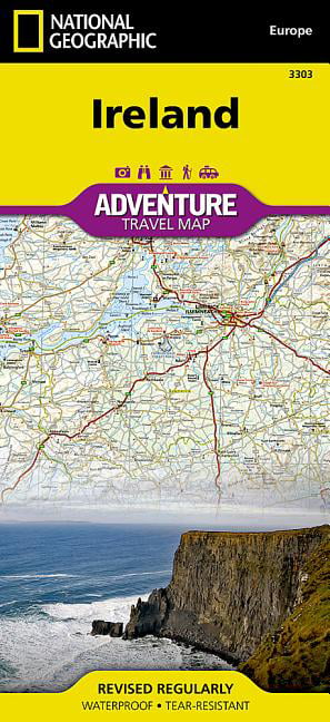 Ireland Map National Geographic Adventure Map