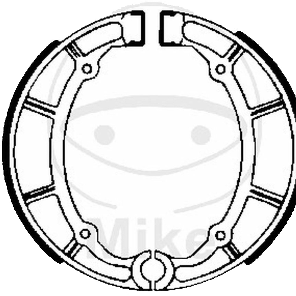 EBC Brake Shoe Set (5) 5 Rear Right for Yamaha XJ 750 1982 - 1984