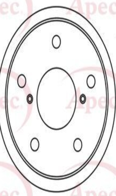 2X APEC FRONT BRAKE DISC FOR LEXUS LS