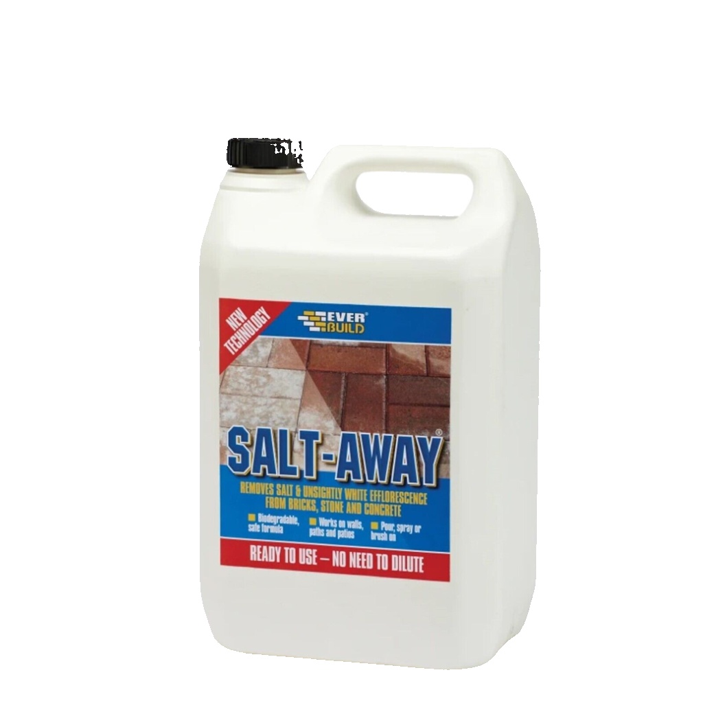Everbuild Salt Away Removes Salt And Unsightly White Efflorescence 5L