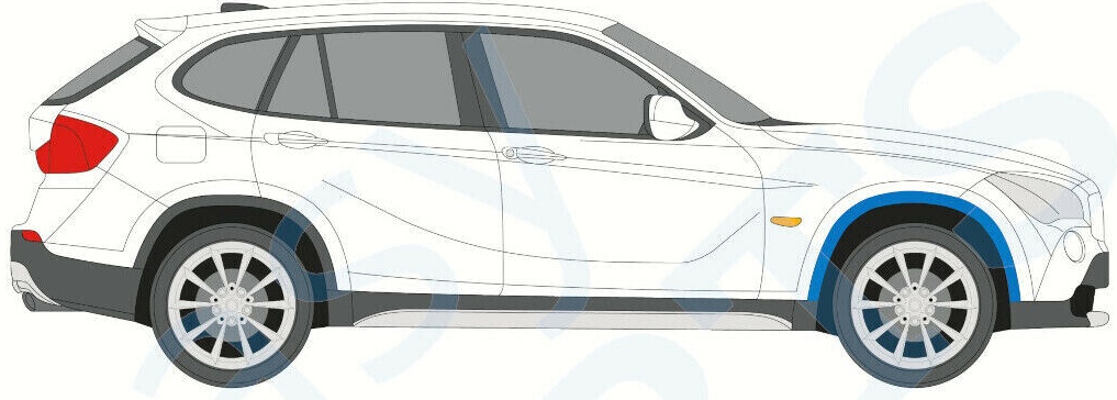 BMW X1 E84 2009-2015 FRONT WHEEL ARCH PANEL COVER TRIM / RIGHT RH