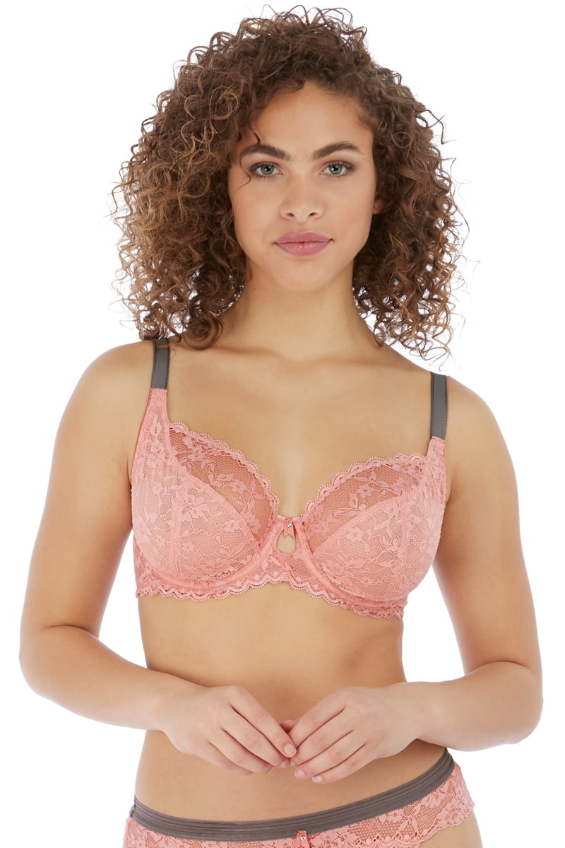 Freya Women's Pink Offbeat Plunge Bra In 30E