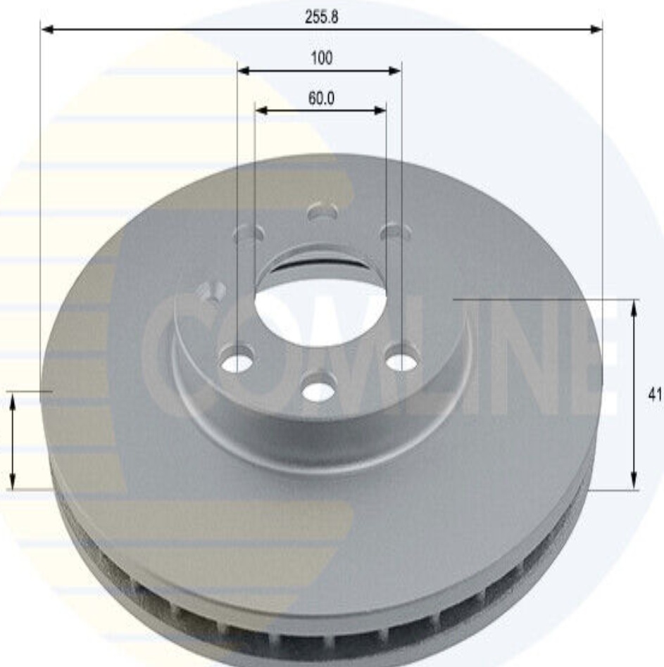 2 PCS COMLINE ADC1105V Brake Disc