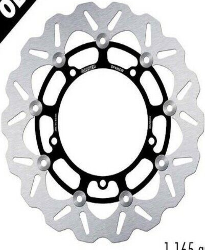 Galfer Front Brake Disc WAVE FLOATING COMPLETE(ALU)298x5mm YAMAHA MT 09 SP 2018