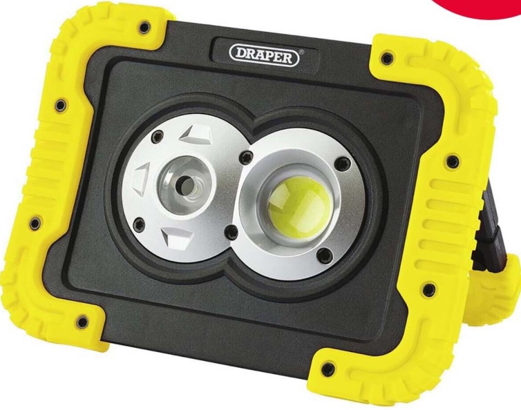 Draper 87737 COB LED Rechargeable Work light 10W 750 Lumens