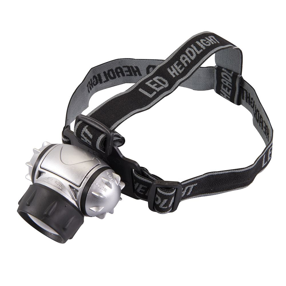 Silverline 868718 6 LED Krypton Head Light Lamp Fishing Camping Cycling Torch