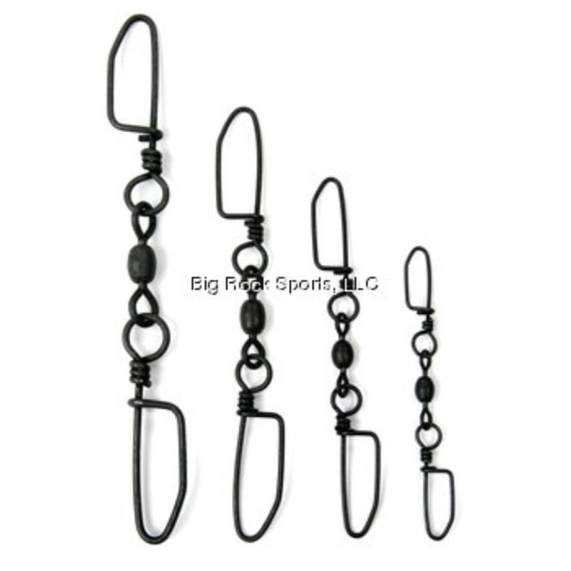 Sea Striker DSS200-3PK Double Snap Swivel Stainless Steel 3CT 200lb