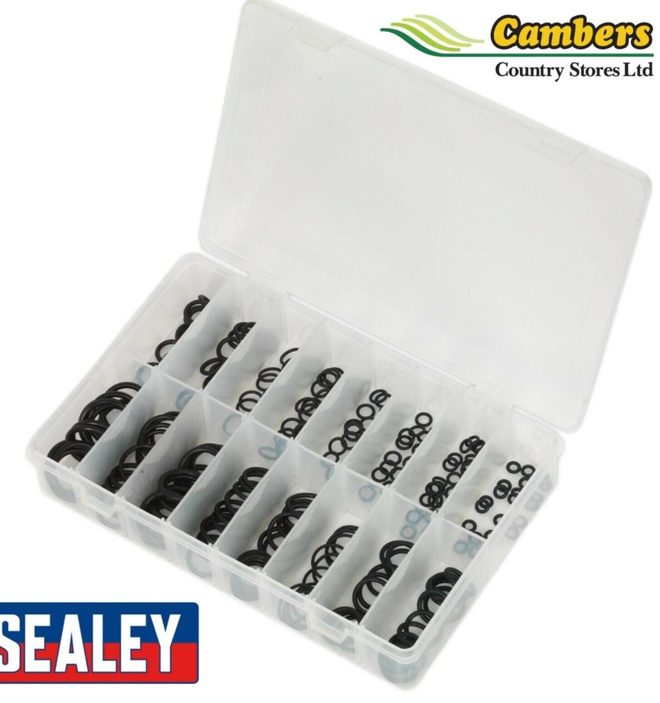 Sealey AB004OR Rubber O-Ring Assortment 225pc