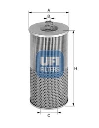 25.423.00 UFI FILTRO OLIO PER VEICOLI INDUSTRIALI