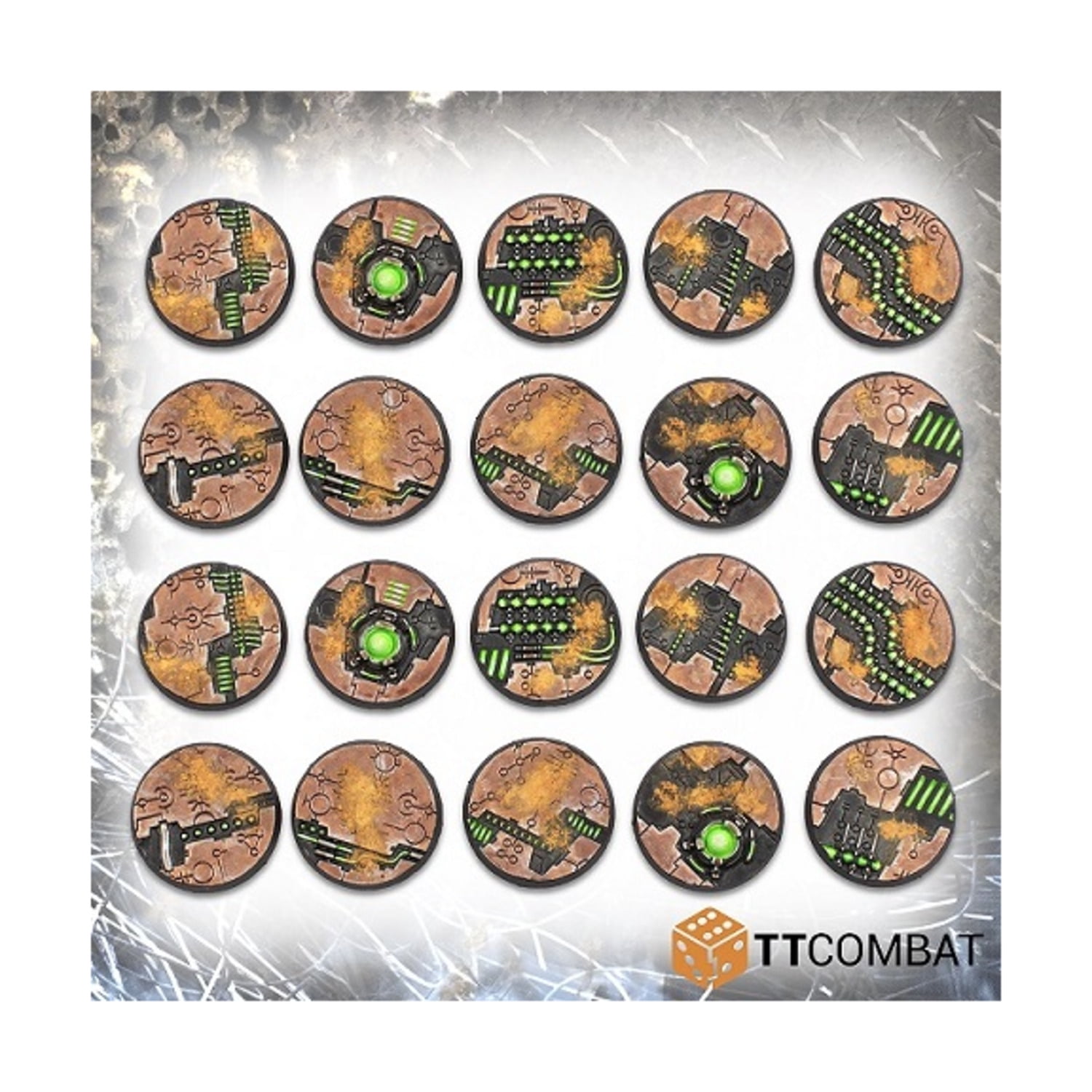 TTCombat BNIB 28mm Tomb World Bases
