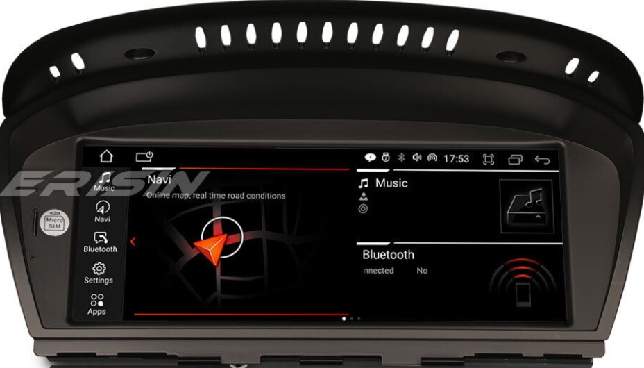 8.8"" Android 13.0 Car Stereo Sat Nav CarPlay BMW E90 E91 E92 E60 E61 E63 E64 CCC