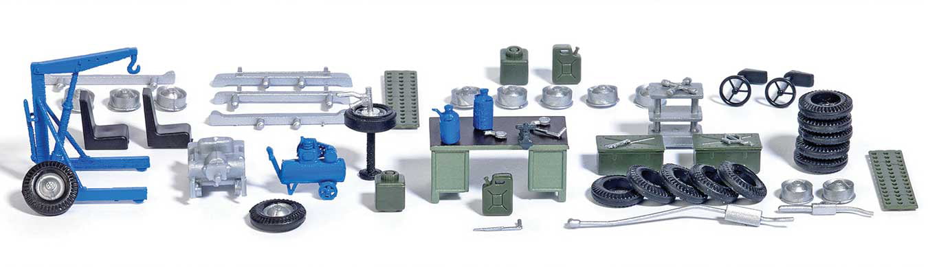 Walthers 534167 - 1/87 / H0 Car Workshop Small Parts - New