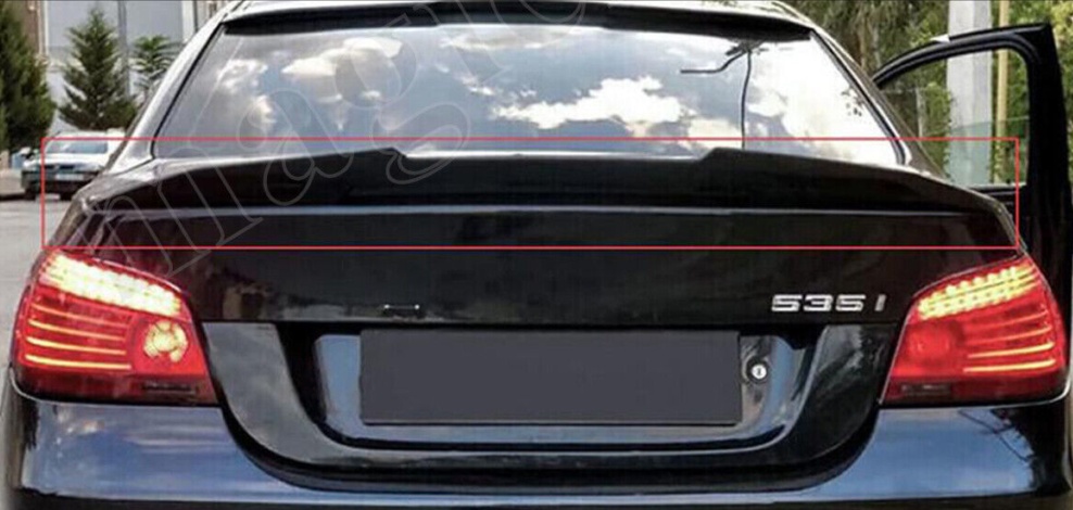 Carbon Fiber Look Rear Trunk Boot Spoiler Wing Lip For BMW E60 M5 Saloon 2003-10