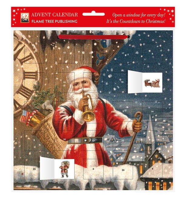 Snowy Santa with Stickers December 2016-2017 by Flame Tree Studio (2012) - Image 5