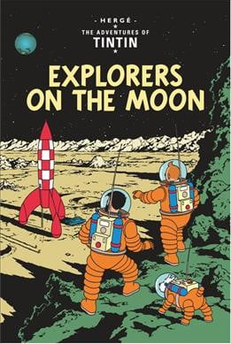 Explorers on the Moon by Herge (Hardback Book)