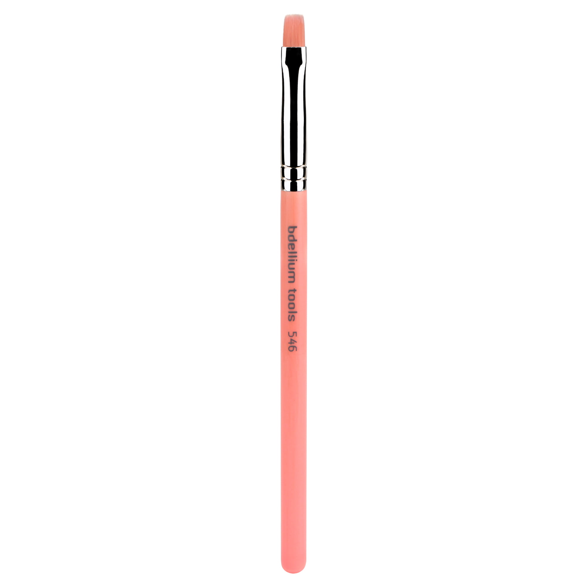 Bdellium Tools Pink Professional Makeup Brush - Bambu Series 546 Square Lip - With Soft Synthetic Fibers For Applying Color Precisely Across Lips (Pi