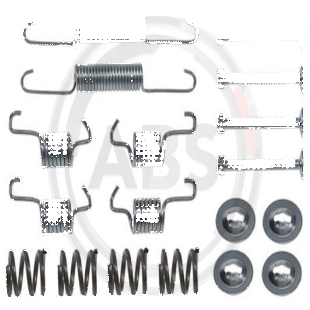 A.B.S. 0011Q Accessory Kit, parking brake shoes for FIAT,TOYOTA