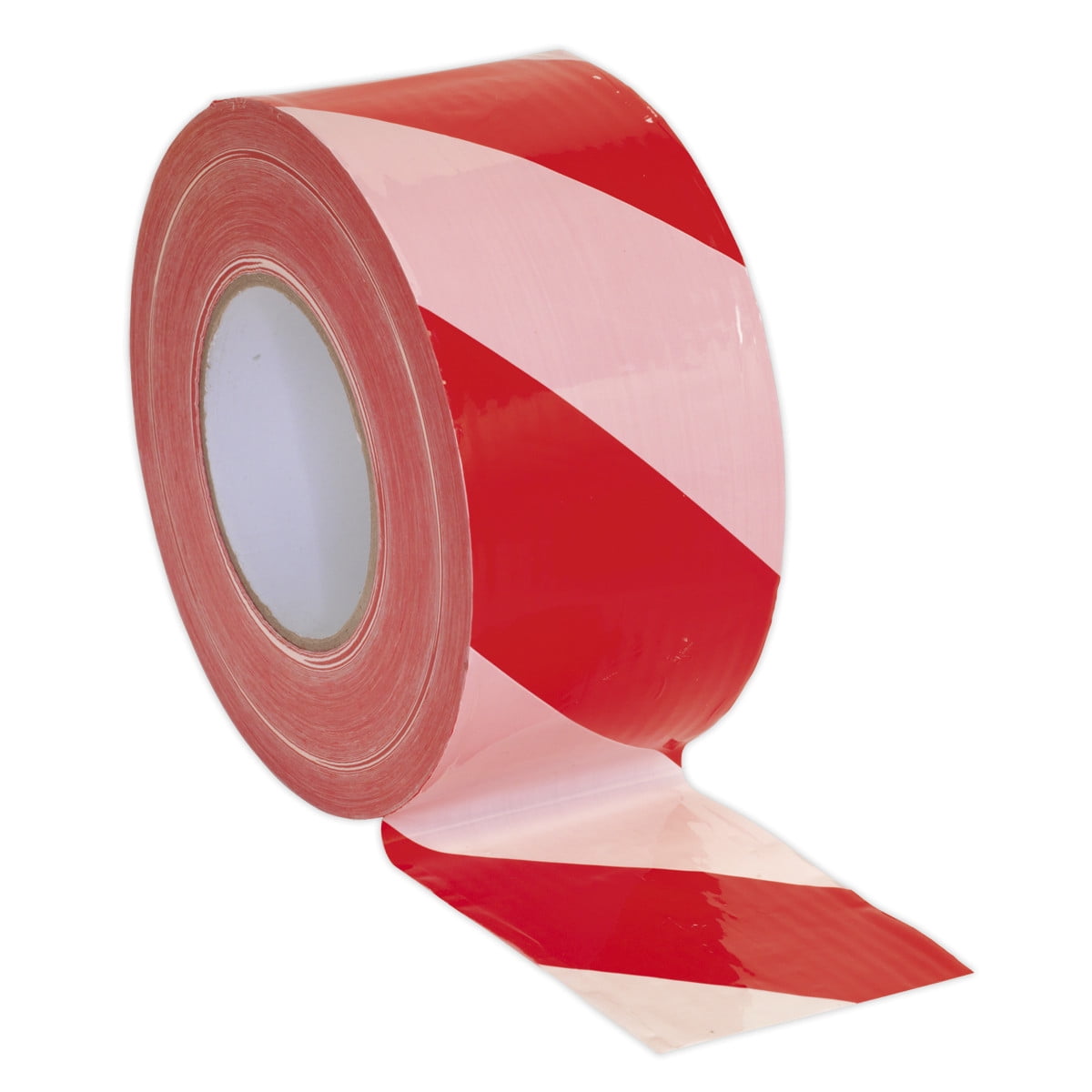 Sealey Safety Hazard Warning Barrier Tape Non Adhesive 80mm x 100m BTRW - Image 7