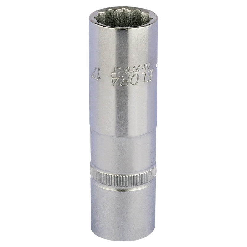 Draper 11935 Elora Deep Bi-Hexagon Socket 1/2"" Sq Dr 17mm