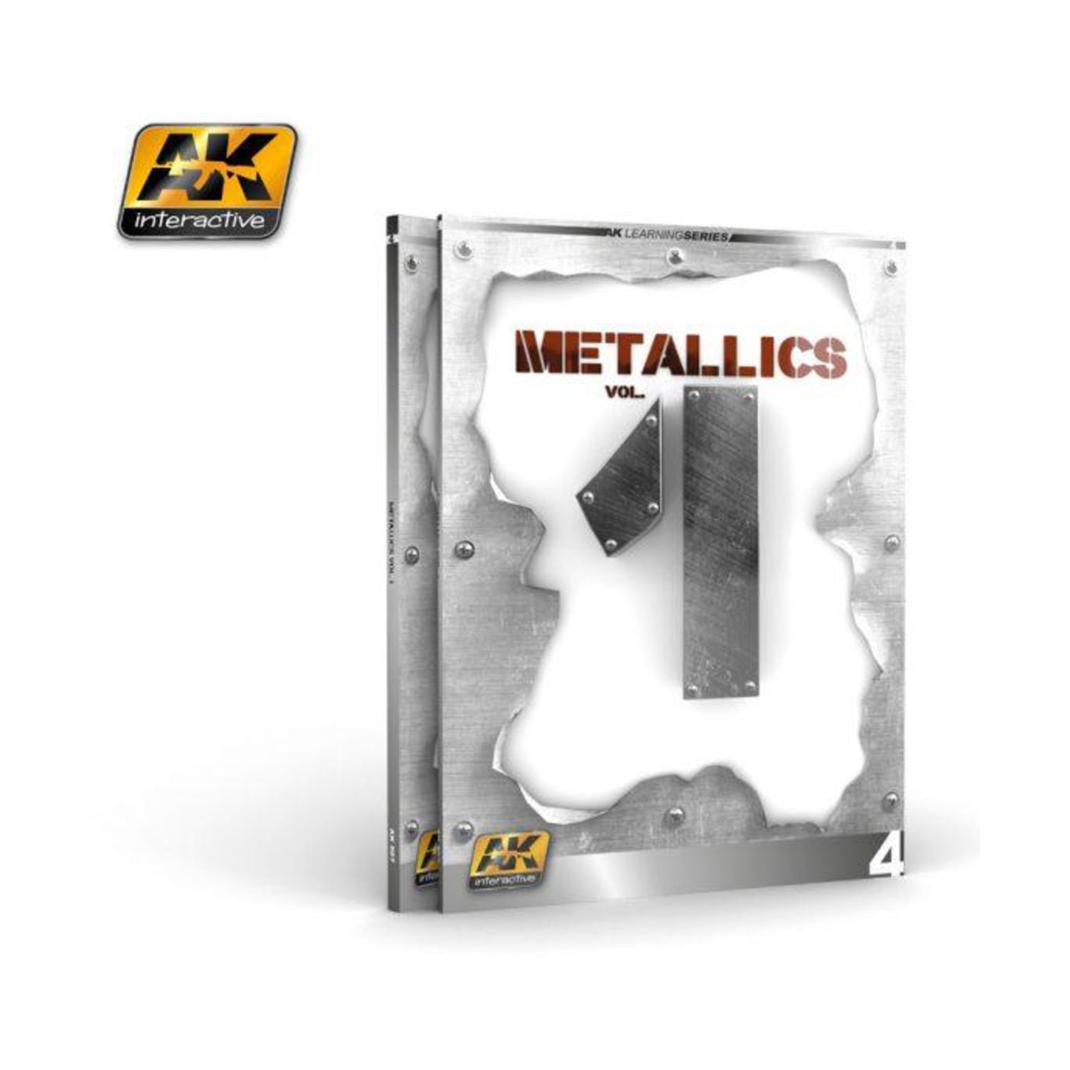 AK Interactive 00507 - Learning Guide 4 - Metallics Vol 1 - Painting / How To'