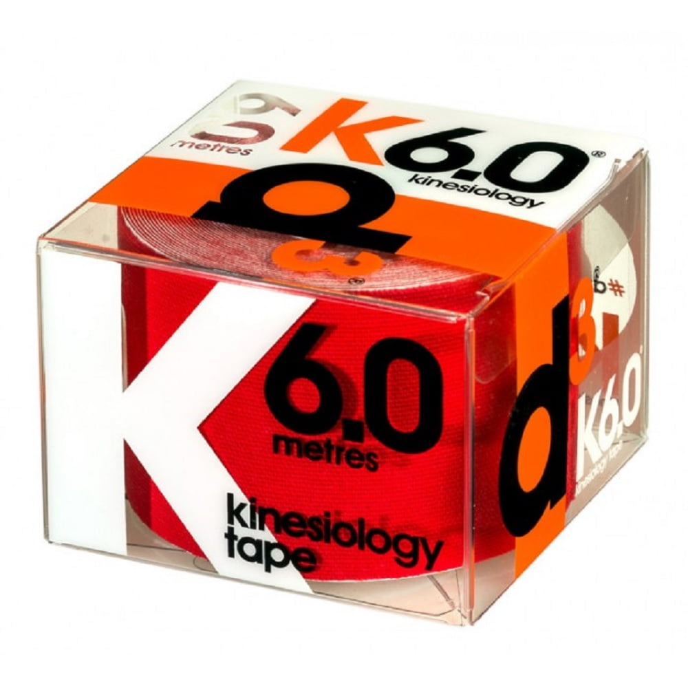 D3 Tape - Kinesiology Bandage - 6.0 - Red