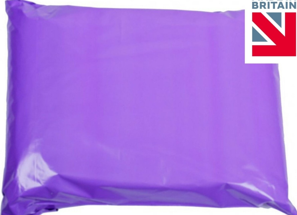 Purple Postage Mailing Bags - MIXED PACK - Parcel Mail Coloured Poly Packaging