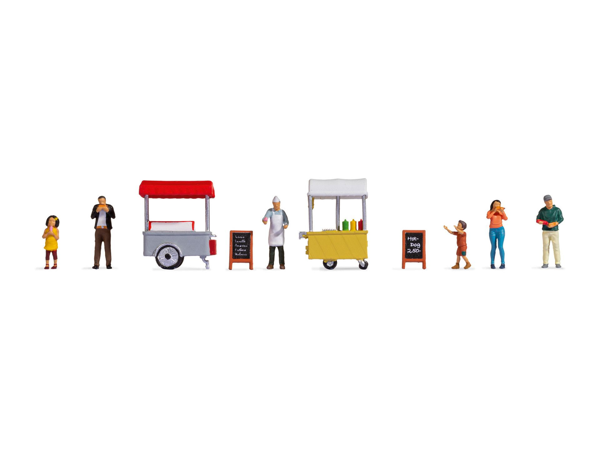 Noch 16229 - H0 - Figures Theme World ""Fish Stand"" - New