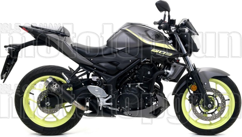 Exhaust Arrow Nichrom Black Yamaha MT 03 2018 > 2019