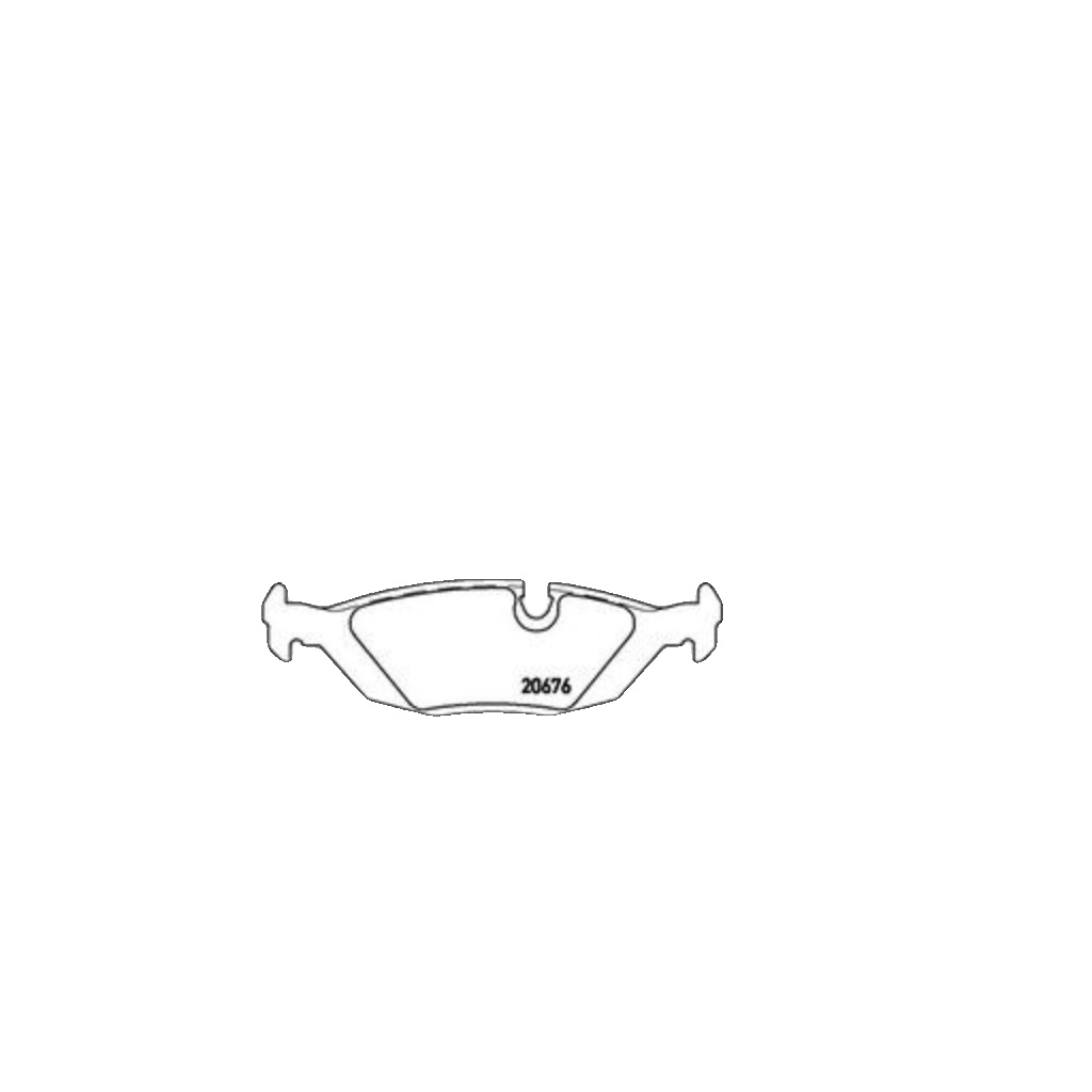 Brake pads P 06 009 BREMBO for BMW ALPINA