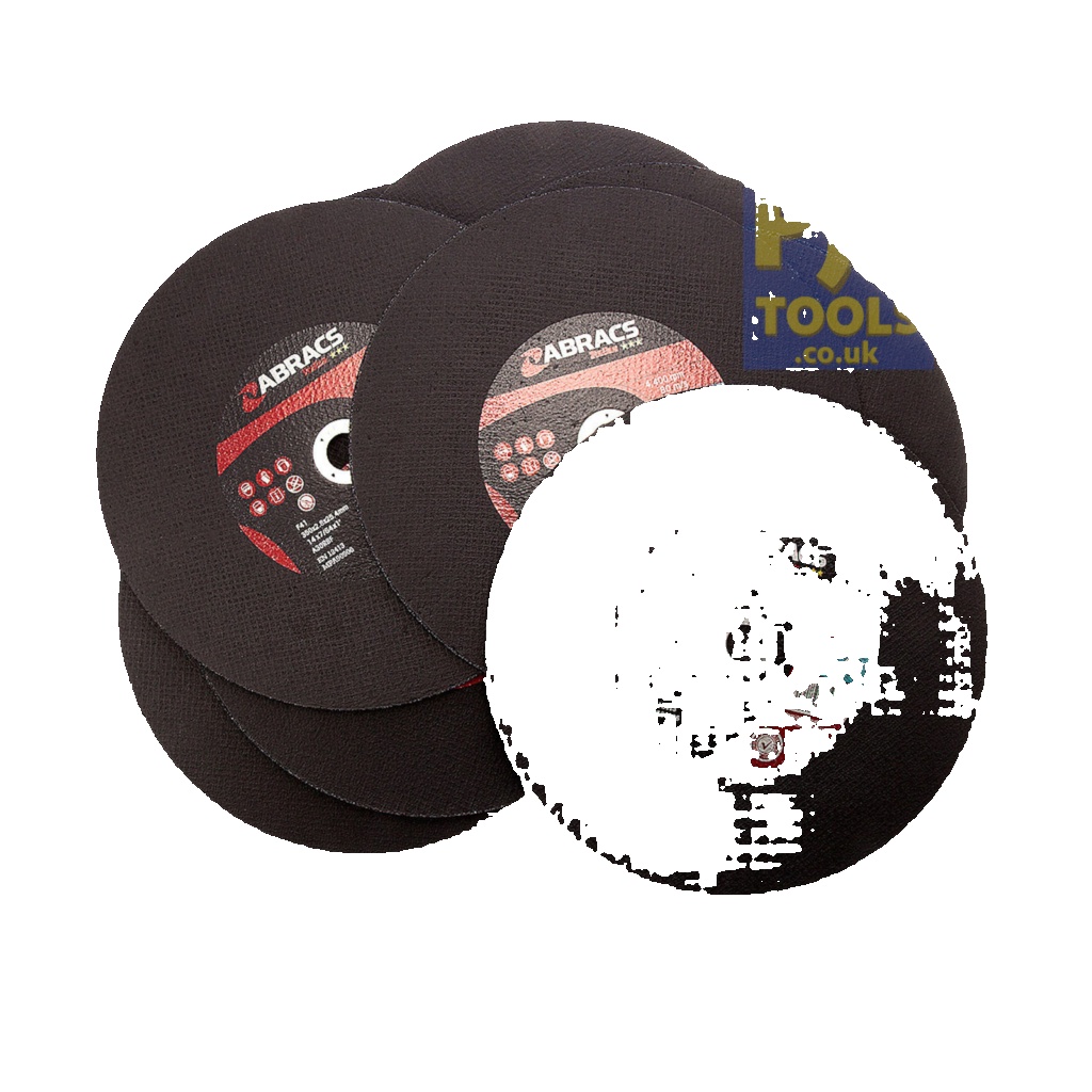 5 x Abracs 350mm x 2.8mm 25.4mm thin metal cutting slitting discs steel chop saw