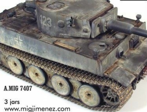 PANZER GREY Starter Set 3 jar Paint Modelling AMMO By Mig Jimenez MIG7407