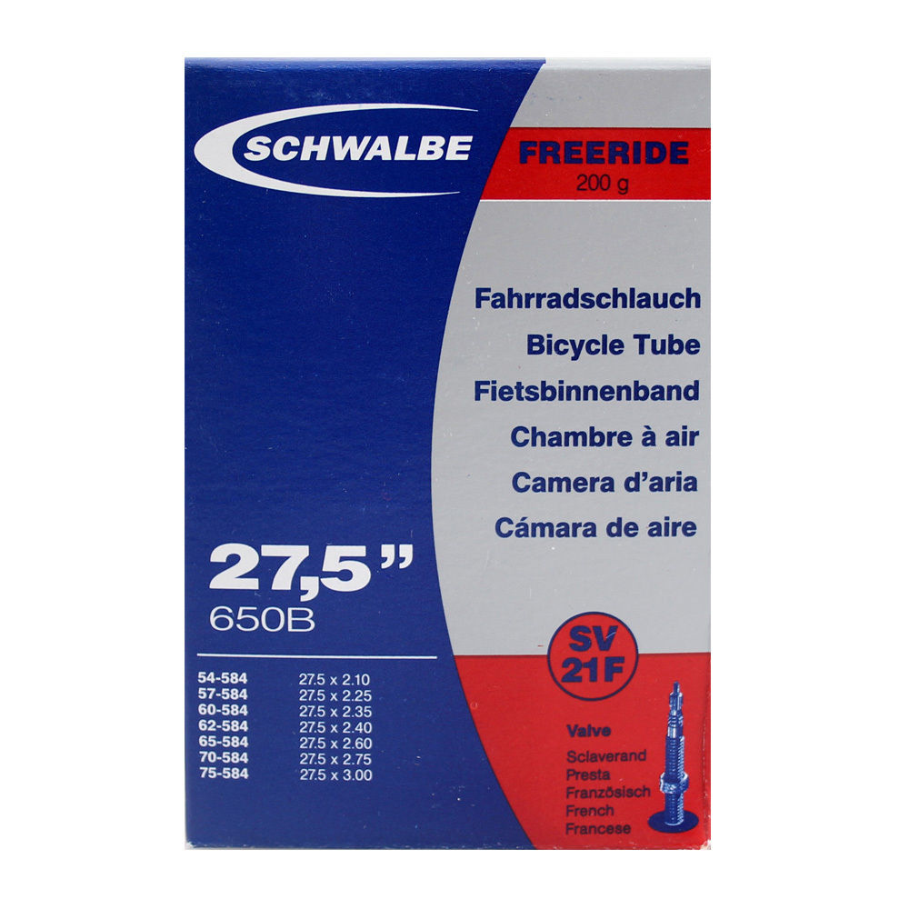 27.5 x 2.25 650B SCHWALBE SV21F Inner Tube 40mm Presta / French Valve