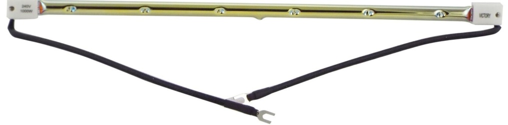Anest Iwata 1kw Infra Red Paint Drying Heater Gold Lamp Bulb 220/240v 300mm