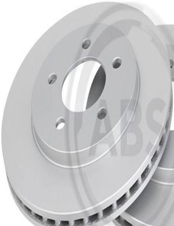 2x Original A.B.S. Brake Disc 17033 for Chrysler Dodge Plymouth
