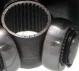 Driveshaft CV joint transmission sided 0411-CY3MTLH FEBEST for MITSUBISHI