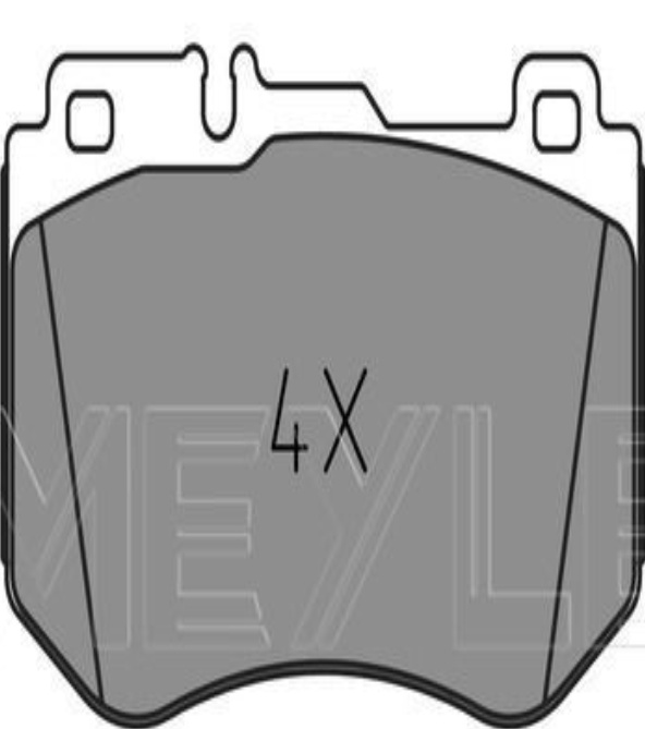 MEYLE 025 259 9719 BRAKE PAD SET DISC BRAKE Front