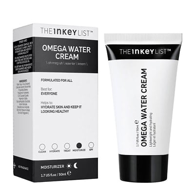 The INKEY List Omega Water Cream Oil-Free Face Moisturiser, 50ml - Brand New - Image 3